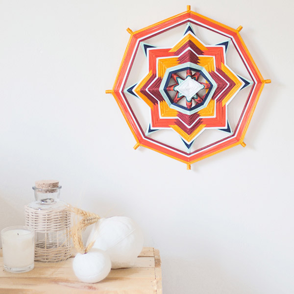 DIY que teje al mexicano Ojo de Dios DIY que teje al mexicano Ojo de Dios