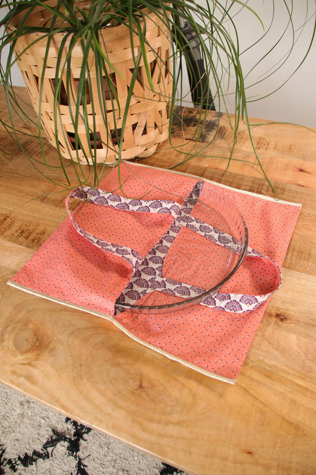 Tuto couture Reversible bolsa de pastel principiante para pastel 30 cm pinterest