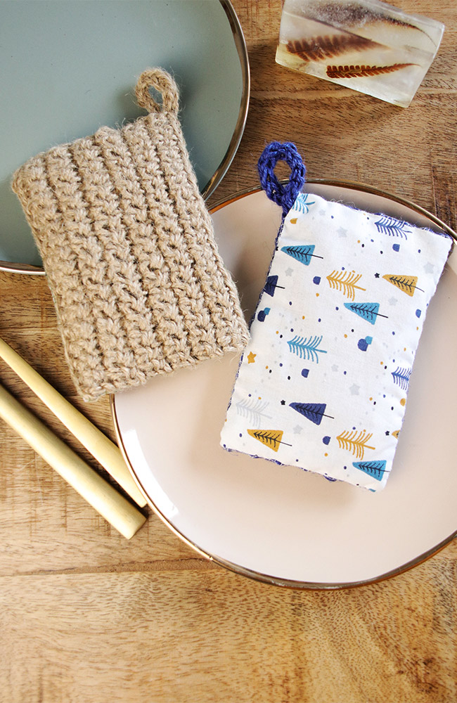 Esquema Esponjas de ganchillo DIY, tela y arpillera Esquema Esponjas de ganchillo DIY, tela y arpillera