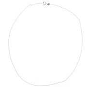 Gargantilla cadena eslabones forçat 1.4 mm de Plata 925 x42 cm