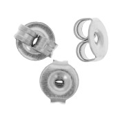 Tuercas para pendientes de acero inox x10