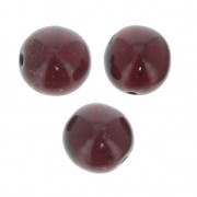Abalorios Checas redondas 8 mm Garnet x20