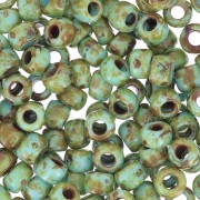 Cornflower - Rocaille Toho 6/0 TO6RY309 - HYBRID - Opaque Cornflower Picasso x8g Rocaille Toho 6/0 TO6RY309 - HYBRID - Opaque Cornflower Picasso x8g