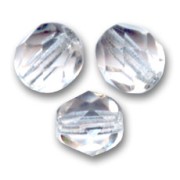 Facetadas 4 mm Crystal x50