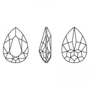 Cabuchón PureCrystal 4320 14x10 mm Crystal Peach DeLite x1