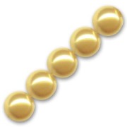 Perladas PureCrystal 5810 6 mm Gold Pearl x10