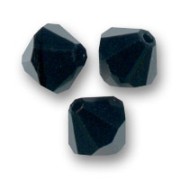 Toupies en cristal PureCrystal 5328 8 mm Jet x6