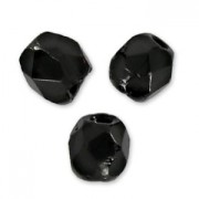 Facetadas 2.5 mm Jet x50