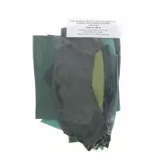 Retales de cuero de alta calidad / texturas diferentes - Verde x 200g