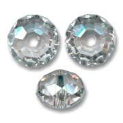 Redonda aplanada PureCrystal 5040 8 mm - Black Diamond x1