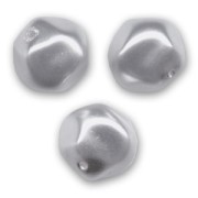 Nuggets nacarados 12 mm Light Grey x10