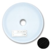 Hilo de acero Negro 7 hebras 0.45 mm x40 m