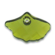 Colgante Ginko PureCrystal 6900 13,5x20 mm Olivine x1