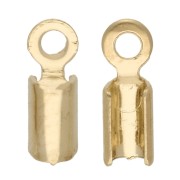 Terminales para apretar redondos 0.9 mm - Chapado de Oro 3 micras x4