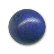 Redondas de madera 15 mm Azul x5