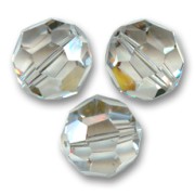 Cuentas redondas PureCrystal 5000 4 mm - Crystal Silver Shade x20