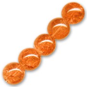 Cracked Beads 12 mm Sun x5