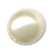 Perlada PureCrystal semi-agujereada 5818 10 mm Cream Pearl x1