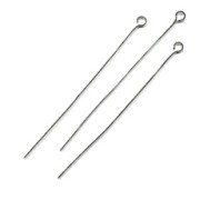Bastón cabeza de anilla Acero inox 40x0.55 mm x10