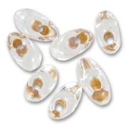 Long Magatama Miyuki 4x7mm LMA-1522 - Crystal Spkl Honey Beige L x 10g