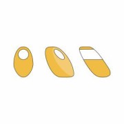 Long Magatama Miyuki 4x7 mm LMA-457 - Bronce oscuro metalizado x10 g