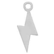 Mini dije relámpago 9.5x3.5 mm de Plata925 x1