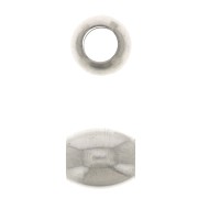 Cuentas olivas 4.5x4 mm - Acero inoxidable x4