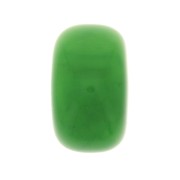 Cuenta arandela de resina opaca 14x8 mm - Vert marbré x1