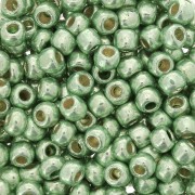Mint Green - Rocalla Toho 6/0 TO6RPF570 - PF Galvanized Mint Green x8g Rocalla Toho 6/0 TO6RPF570 - PF Galvanized Mint Green x8g