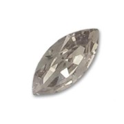 Navette PureCrystal 15x7 mm Black Diamond