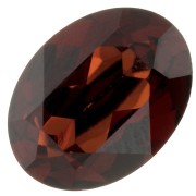Cabujón PureCrystal 4120 8x6 mm - Ámbar ahumado x1