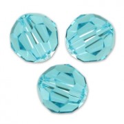 Perla redonda PureCrystal 5000 8 mm - Turquesa claro x1