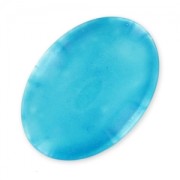 Cabuchón lentejuelas 25x18 mm Turquesa x1