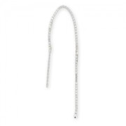 Pendientes de cadena Veneciana / box bolas 80 mm en Plata 925 x2