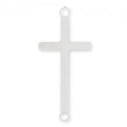 Separador cruz 2 anillas 31x14 mm Plata 925 x1