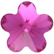 Cabujón Flor PureCrystal 4744 10 mm Fucsia x1