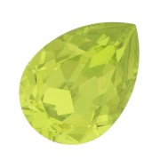Cabujón PureCrystal 4320 10x7 mm - Verde cítrico x1