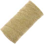 Bobina de hilo encerado Linhasita para micro macramé 0.5 mm - Oro (Ouro) x335m