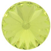 Cabujón PureCrystal 1122 Rivoli 14 mm - Verde cítrico x1