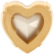 Cristal engaste Aurora A4827 Heart 27 mm - Dorado - Crystal AB x1