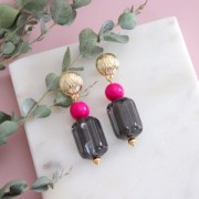 Cuenta de resina opaca 12 mm - Verde abeto x1