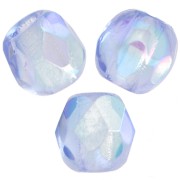 Facetadas 3 mm Sapphire AB x50