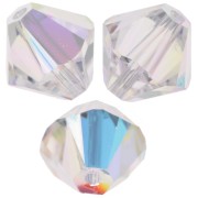 Toupies en cristal PureCrystal 5328 4 mm Crystal AB x50