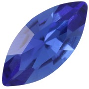 Cabujón navette Aurora A4200 15x7 mm - Azul Capri x1