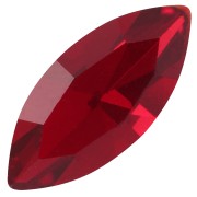 Cabujón navette Aurora A4200 15x7 mm - Rubí x1