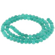 Cuentas redondas 4.5 mm - imitación gema Jade - Turquesa Verde x39cm