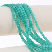 Cuentas redondas 4.5 mm - imitación gema Jade - Turquesa Verde x39cm