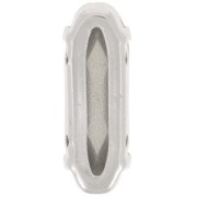 Cristal engaste Aurora A4161 Ovalado Clásico Largo 21x7 mm - Rodio - Cristal AB x1