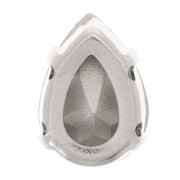 Cristal engastado Aurora A4320 Gota 8x6 mm - Rodio - Cristal x1