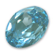 Cabuchón PureCrystal 4120 ovalado 18x13 mm Aquamarine